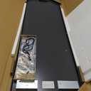 47x14 Mirror Rectangle Full Body Length Door Hanging Wall Mounted Metal Aluminum Alloy Frame Dressing Make-up Mirrors for Entryway Bedroom Bathroom Living Room 47 14 inch Black