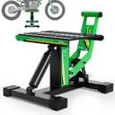 Dirt Bike Stand,Widen 1000Lbs Capacity Hydraulic Motorcycle Lift Jack Hoist Table Adjustable Lifting Ideal for E Dirtbike Pit Mini Bike Repair&Maintainance Accessorie-Green