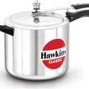 Hawkins Aluminium 10 Litre Classic Pressure Cooker, Best Inner Lid Cooker, Big Pressure Cooker, Silver (Cl10)