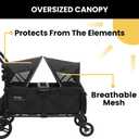 Delta Children - Jeep Evolve Stroller Wagon, Black