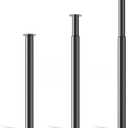 Adjustable Metal Table Leg, Desk Legs 28-43 inch, 1 Pack Folding Office Table Legs Kitchen Furniture Worktop Support Legs Black