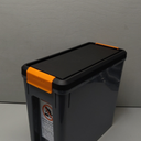 Traeger Grills BAC637 Stay Dry Pellet Storage Bin with Locking Lid, 22lb Capacity Wood Pellet Container with Flavor Stickers, Stackable Design, Airtight Storage for Grill Pellets