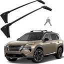 260LBS Heavy Duty Roof Rack Cross Bars for 2021-2025 Rogue SV SL Platinum, Lockable Aluminum Cross Bars Rooftop Luggage Kayaks Bicycles Snowboard Canoe Carrier