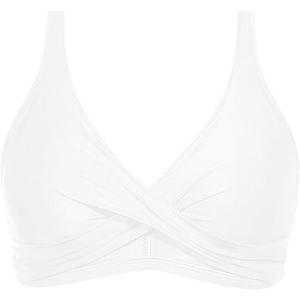 Aqua Eve Women Full Coverage Bikini Top No Bottom Push up Swimsuits Top Sport Bra Bathing Suits Tops, Large