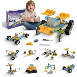 STEM Toys for Age 6+ Kids, 50 in 1 Science Kits for 6 7 8 Year Old Boy, Educational Building Toy for 6-8 8-12 Boys Girls Christmas Birthday Gift, Creative Learning Engineering Game