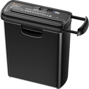 Strip Cut Paper Shredder,6Sheet, 6mm Strip Cut