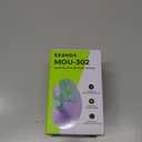 seenda Ergonomic Mouse Wireless, MOU-302 Bluetooth Vertical Mouse Rechargeable, Optical Mice with 1000/1600/2400 DPI, Volume Knob, 3 Multi-Device Connectivity for Computer/PC/Laptop/Mac, Purple