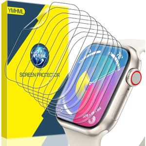 YMHML [ 8 Pack Compatible for Apple Watch Series 11 Series 10 42mm Screen Protector, [Upgrade Flexible Film] Soft HD Clear Anti-Scratch Film for iWatch Accessories (Transparent)