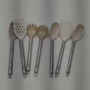 Phantom Chef Set of 7 Stainless Steel Silicone Utensils