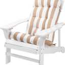 Enipate Weather Resistant Adirondack Chair Cushions High Back Indoor Outdoor Patio Tufted Lounge Cushion Seat Pads