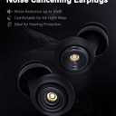 SilentNest Noise Canceling Sleeping Earplugs – Up to 50dB Noise Reduction, Reusable Soft Ear Plugs for Hearing Protection, Sleeping, Noise Sensitivity, Includes 8 Ear Tips & Carrying Case