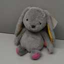 B. toys  12-Inch Plush Bunny Soft & Cuddly Plush Rabbit Toy Washable  Happy Hues  Grey Bunny  0 Months+