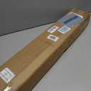LazBlinds No Drill Bamboo Roman Shades, 34" W x 64" H, Star-Brown