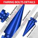 Fairing Bolts, Motorcycle Windshield Bolts Kit Compatible with Fit for Harley Davidson Touring 2014-2024 Ultra Limited Street Glide Electra Glide Tri Glide
