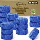 Toilet Bowl Cleaners, Upgraded Blue Automatic Toilet Tank Cleaner Tablets for Deodorizing & Descaling, Long-Lasting Against Tough Stains, 43 oz/16 Packs