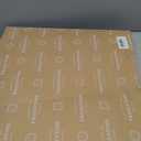 Presentime & Co Classic Farmhouse Shiplap Clock, 19.5 inch, White Arabic Numerals with Ash Wood Shiplap Style. Large Farmhouse Decor for Living Room, Entryway, Home Office, Wall Dcor