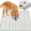 2Pack Washable Pee Pads for Dogs, Reusable Puppy Pads Pet Training Pads with Activated Carbon Pheromone Attraction Targets, Waterproof & Non-Slip Dog Pee Pads for Housebreaking (18"x24")