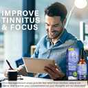 Tinnitus Relief for Ringing Ears, Herbal Formula Tinnitus Relief Drops, Effective Tinnitus Treatment to Reduce Ear Noise & Improve Hearing for Men & Women