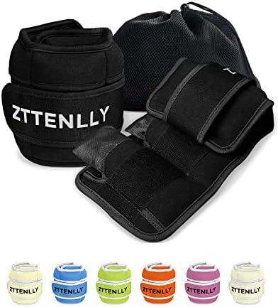 Adjustable Ankle Weights for Women Men and Kids | 20lb(10*2) Leg Wrist Ankle Weight Straps for Yoga, Walking, Running, Aerobics, Gym, Dance, Pilates, Cardio 