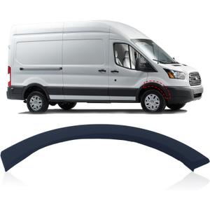 Front Right Side Fender Flare Molding Wheel Arch Trim for Transit 150 250 350 350HD 2015-2024 Accessories, Replace OEM # BK3Z61278L00BB, FO1291134, Passenger Side, Black, 1PC