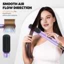 5 in ONE Blow Dryer Brush with LCD Display, Upgrade Hair Dryer Brush Air Curling Wrap Styler, Ionic Round Brush Blow Dryer for Women, Hot Air Brush Hair Styling Tools 100-120V