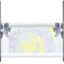 Couple Embroidery Art Cross-Stitch Stand Embroidery Frame Stand Aluminum Alloy Embroidery Frame Stand Adjustable Cross-Stitch Stand Suitable for Embroidery and Sewing (Desktop)