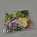 Ahoney 4 Pieces Plumeria Flowers Hair Clips for Women Girls, Hawaiian Artificial Flower Hair Barrettes Chiffon Flower Hair Accessories for Beach Luau Party Hairstyles Decor