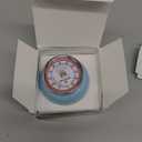 Zassenhaus Magnetic Retro Kitchen Timer, Classic Mechanical Cooking Timer (Light Blue) (2.75 inch)