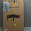 40"/48" Foldable Mini Trampoline Load 330lbs, Portable Exercise Rebounder with Durable Bungee Band, Fitness Trampoline for Adults and Kids