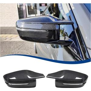 Real Carbon Fiber Side Mirror Cover Compatible with G20 G21 G30 G31 G32 GT G11 G12 G14 G15 G16 (Real Carbon Fiber, G20 G30 G32 G11)