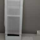 Dog Door for Sliding Glass Door, Adjustable Height 75 3/5" to 80" Sliding Door Pet Door Insert with Screen Design, Suitable for Large Dogs Up to 100 lbs, White-Large