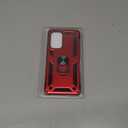 LeYi for Samsung A12 Phone Case, Samsung Galaxy A12 Case with Screen Protector [2 Pack] for Women Girls, Magnetic Ring Holder Kickstand Android Phone Protective Cases Celular Galaxy A12 5G, Red