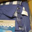 Eddie Bauer - Twin Comforter Set, Reversible Bedding with Matching Sham, Medium-Weight for Year Round Use, Dorm Essentials (Lakehouse Blue)