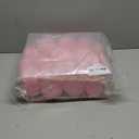 Velvet Christmas Ball Ornaments - 46pcs Flocked Christmas Tree Decorations Set Assorted Shatterproof Hanging Ornaments with Loop for Xmas Holiday Home Decor, 3 Sizes (Pink)