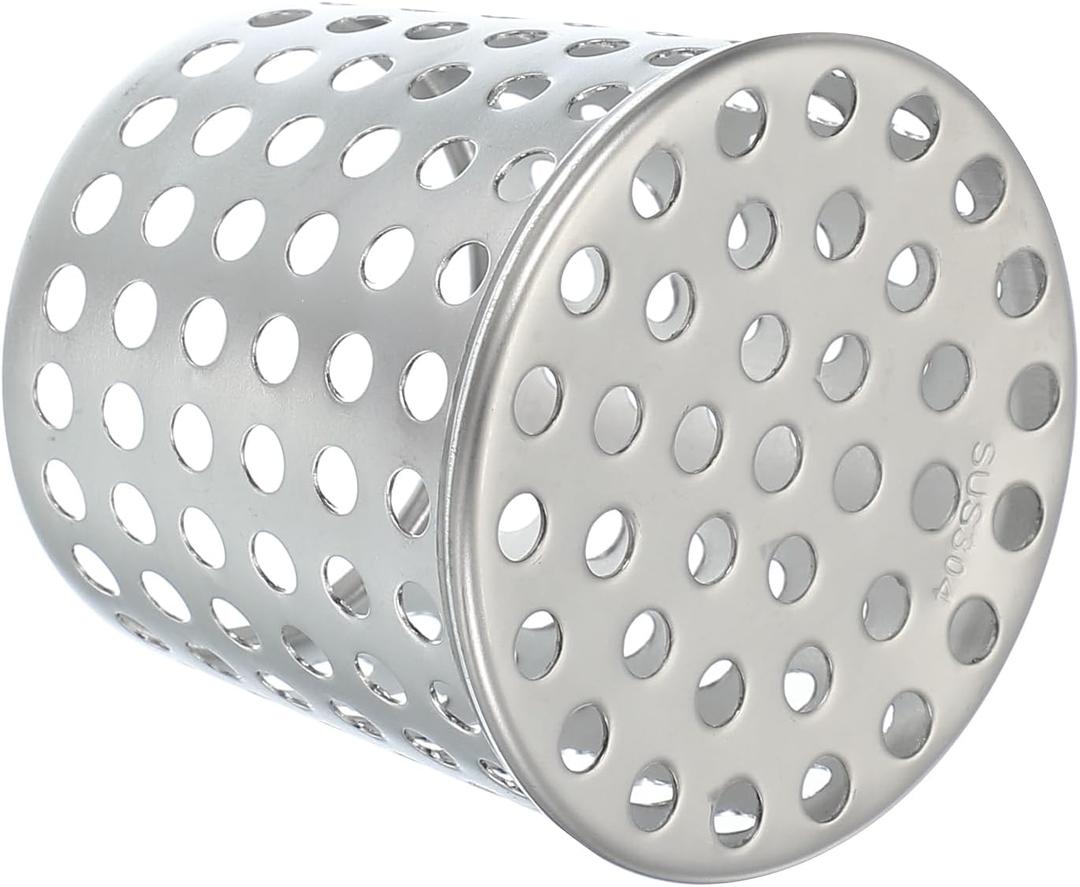 PATIKIL Gutter Guard Filter 2.56"-2.1"(65mm to 53.5mm), PVC Termination Cap Mesh Screen Roof Vent Cover Stainless Steel Conical Exhaust Pipe Cover Downspout Guard Filter for Downspout