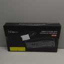 Wireless Keyboard and Mouse Combo, 2.4G Full Size Wave Keys Ergonomic Keyboard with Wrist Rest and 3-Level DPI Adjustable Wireless Ergonomic Mouse for Windows, Mac OS Desktop/Laptop/PC(Black)