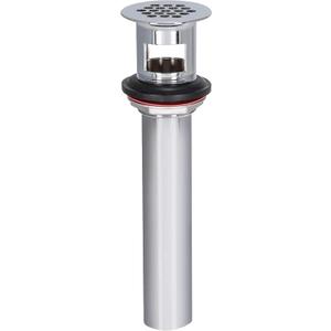 EZ-FLO 1-1/4 Inch x 8 Inch Replacement Bathroom Sink Grid Strainer, Chrome Plated, 35072