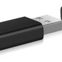 KOOWOD Wireless Adapter Dongle Accessories with Official IC Chip for PC Windows 10 11 Compatible with Xbox One Controller (Black)