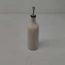 Sweejar Large Ceramic Olive Oil Dispenser Bottle, Opaque Oil Cruet Protects to Reduce Oxidation, Suitable for Storage Vinegar, Soy Sauce & Other Liquids, Pack of 1, 24 Fl Oz (Beige)