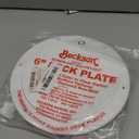 Beckson DP62-W Screw-Out Deck Plate, White (Pack of 1)