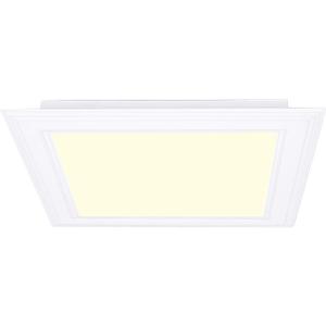 (OD 9.84" / ID 8.66") 15W Square LED Recessed Ceiling Light LED Downlight 130 Watt Equivalent 1400 Lumens 4000K White with Open Trim,1Pack