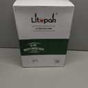 LITOPAK 240 Pack 12 oz Disposable Paper Coffee Cup, White Paper Hot Coffee Cups, Suitable for Party, Picnic, Travel, and Events