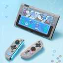 GeekShare Slim Cover Case Compatible with Switch 2, Shock-Absorption and Anti-Scratch PC Cover Skin for Switch 2 Game Console - Shark Party