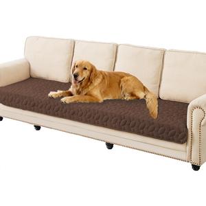 Ameritex Waterproof Pet Bed Cover Anti-Slip Dog Bed Blanket for Sofa and Furniture Waterproof New Pattern Design (Chocolate, 30x90 Inch (Pack of 1))