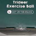 Trideer Yoga Ball for Pregnancy Office Ball Chair– Exercise Ball for Birthing, Labor, Stretching & Core Workout – Anti-Burst, Slip-Resistant for Home Gym, Flexible Seating & Physical Therapy