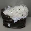 LELEE 108pcs Carnation Head Flowers with Stem, White Artificial Carnations Flowers Bulk, White Silk Carnation Fake Flower for Wedding Bouquet Table Centerpieces Funeral Cemetery Gravesite Decor