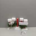 Hobbynors Classic Christmas Window Candles - Set of 5 Plug-in Electric Taper Lights for a Steady, Traditional Holiday Glow - Timeless Decoration for Windowsills & Mantles