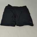 baleaf Women's 7" Athletic Long Shorts High Waisted Running Bermuda Shorts with Pockets Black Large