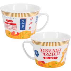 Paladone Anime Inspired Giant 15oz Ramen Coffee Mug, Novelty Animation Gift, Noodle Bowl for Manga Fans and Enthusiast (Multicolor)