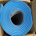 OCEANBROAD Boat Flooring 96''x28.8'', Gray with Blue Seam Lines